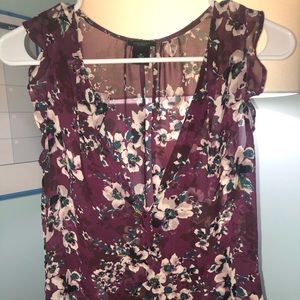 Super Cute Floral Ann Taylor Blouse